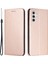 Samsung Galaxy A34 5g Şok Geçirmez Karbon Fiber Doku Telefon Kapağı Manyetik Otomatik Kapanış Pu Deri Flip Cüzdan Kılıfı Standı (Yurt Dışından) 2