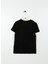 Baskılı Siyah Erkek T-Shirt MERCAN BOY 1