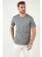 Pamuklu Slim Fit Bisiklet Yaka T Shirt Erkek T Shirt 59020001 4