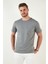 Pamuklu Slim Fit Bisiklet Yaka T Shirt Erkek T Shirt 59020001 6