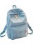 Style Sırt Lise Öğrencilerin Kişeli Versiyonu Kadın Backpack Çantası (Yurt Dışından) 1