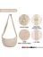 Laıbmfc Naylon Crossbody Sling Çantası - Bej (Yurt Dışından) 3