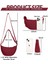 Laıbmfc Naylon Crossbody Sling Çantası - Şarap Kırmızısı (Yurt Dışından) 2