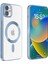 Apple iPhone 12 Kılıf Magsafe Kamera Lensli Korumalı Şeffaf Silikon Kapak 1