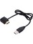 50CM HDMI Dişi + Erkek - USB 2.0 Adaptör Kablosu (Yurt Dışından) 2