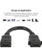 18CM 19 Pin Kadın - Kadın HDMI Kablosu (Yurt Dışından) 3