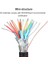 Yuekeda HDMI 2.0 Erkek - Mini HDMI Erkek Naylon Örgülü Kablo (Yurt Dışından) 5