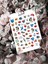 Punk Rock Classic Tırnak Dövmesi Tırnak Tattoo Nail Art Tırnak Sticker 1
