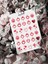 Kalp Tırnak Dövmesi, Tırnak Tattoo, Nail Art, Tırnak Sticker 1