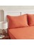 Motto Penye Tek Kişilik Fitted Çarşaf 100X200+30 cm Turuncu 1