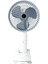Fan 3 Hızlı Klips Gri Için Şarj Edilebilir Taşınabilir Masa Fanı (Yurt Dışından) 2