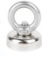 Magnet Fishing 25 mm Çap, Yüksek Taşıma Gücü, Halkalı Askılı Neodyum Mıknatıs - Deniz Mıknatısı 2