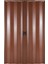 Akordiyon Çift Kapı 162x250 cm Camsız Ceviz 12Mm Katlanır Akordeon PVC 1