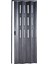 Akordiyon Kapı 72x220 cm Camlı Karaağaç 12Mm Katlanır Akordeon PVC 2