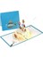 2 Adet 3D Pop Up Kartları Doğum Günü Kartı Yıldönümü leri Kartpostal Aydınlatma Doğum Günü Kartı (Yurt Dışından) 1