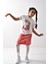 Kız Çocuk Baskılı T-Shirt-Etek Takımı 1