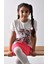 Kız Çocuk Baskılı T-Shirt-Etek Takımı 1