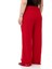 Büyük Beden Beli Lastikli Astarlı Bol Paça Şifon Kırmızı Pantolon 3