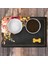 Vinil Kaymaz Tabanlı Keçe Baskılı Evcil Hayvan Pet Mama Paspası 30x45 1