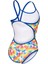 Pride Swimsuit Super Fly Back Kadın Mavi Yüzücü Mayosu 005926810 2