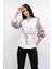 Büzgülü Şifon Kol Bluz Ekru 2