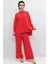 Zincir Aksesuarlı Ikili Takım Kırmızı 3