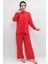 Zincir Aksesuarlı Ikili Takım Kırmızı 5