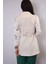 Ceket Model Bluz Ekru-Kahve 3