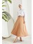 Kemerli Kloş Etek-Karamel 1