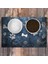 Vinil Kaymaz Tabanlı Keçe Baskılı Evcil Hayvan Pet Mama Paspası 25x40 1