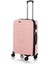 Gold Pp Valiz 8010 Pembe Tsa Kilitli Ikili Set 3