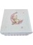 Pembe Ayıcık Baskılı Hediye Kutusu 17x17x9cm 3