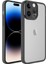 Apple iPhone 14 Pro Max Kılıf Metal Kamera Korumalı Transparan Renkli Kapak 1