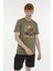 ml Garron 11URBNG100 3fx Haki Erkek Kısa Kol T-Shirt 1
