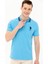 Erkek Turkuaz Basic T-Shirt 50263001-VR093 3