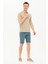 Erkek Haki Basic T-Shirt 50262933-VR027 2