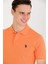 Erkek Turuncu Basic T-Shirt 50262933-VR051 1
