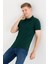 Erkek Koyu Yeşil Basic T-Shirt 50262933-VR079 2