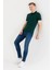 Erkek Koyu Yeşil Basic T-Shirt 50262933-VR079 4