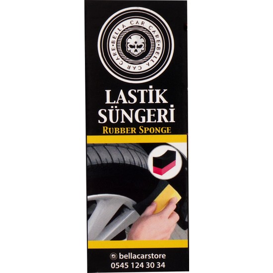 Bella Car Care Oto Özel Kıvrımlı Lastik Parlatma Süngeri Fiyatı