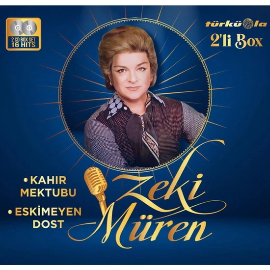 Türküola Müzik Zeki Müren - Kahır Mektubu & Eskimeyen Dost (2'li Box Set Cd)
