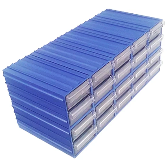 Sembol 300 Plastik Çekmeceli Kutu En Küçük Ebat 20 Çekmeceli 4,6 x 11,7 x 2,4 cm