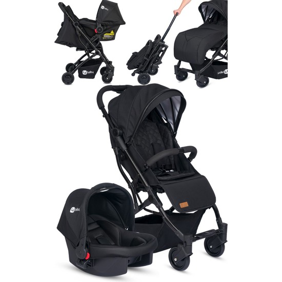 4 Baby Black Drone Sky Travel Kabin Sistem Bebek Arabası Kabin