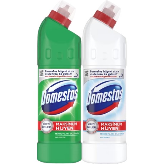 Domestos Çamaşır Suyu Dağ Esintisi Kar Beyazı 750 Ml X 2 Fiyatı 2280