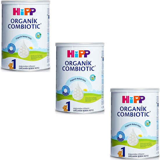 Hipp 1 Organik Combiotic Bebek Sütü 350gr 3 Adet