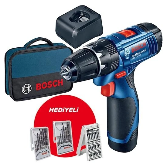 Bosch Gsb 120-LI Darbeli Tek Akülü Delme-Vidalama Makinesi  - 06019G8126