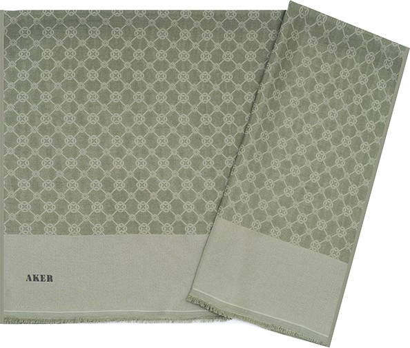 Aker 75X190 CM 1090100 Elegance Monogram Şal