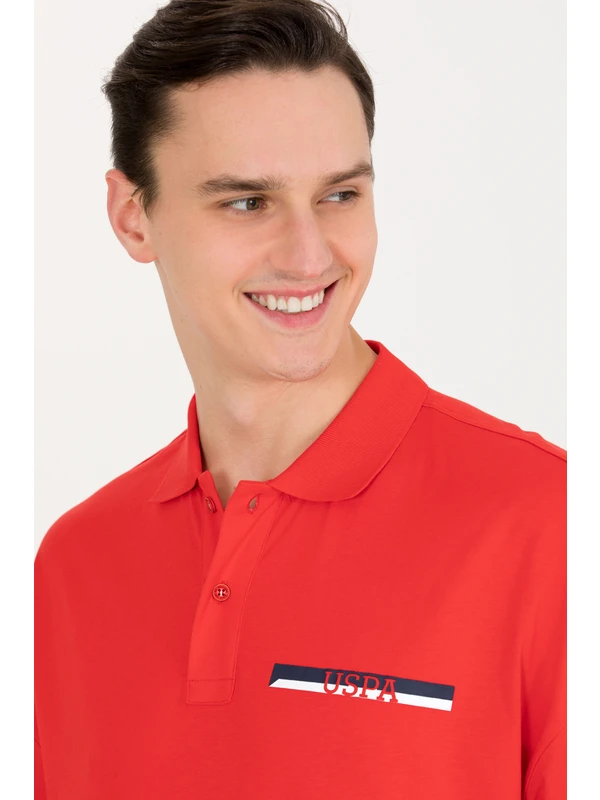 U.S. Polo Assn. Erkek Kırmızı Tişört 50265062-VR030