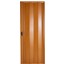 Akordiyon Kapı 132x223 cm Camsız Meşe 12Mm Katlanır Akordeon PVC 1