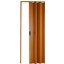 Akordiyon Kapı 132x223 cm Camsız Meşe 12Mm Katlanır Akordeon PVC 3